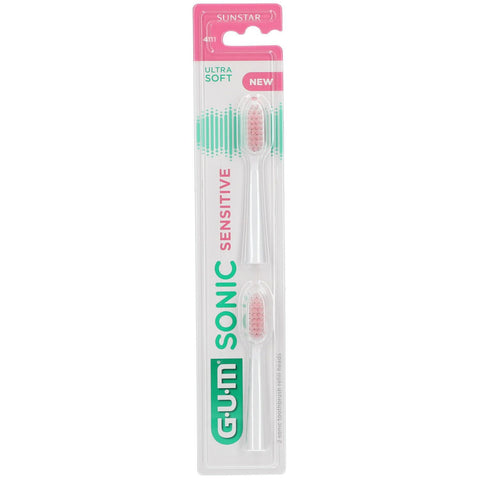 GUM® SONIC SENSITIVE Brossette de rechange (2 pièces)