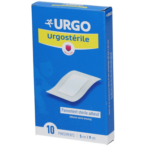 URGO Urgostérile Steriler Klebeverband 5 cm x 9 cm — 10 Stück