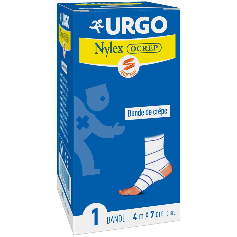 URGO Nylexocrep Bande crêpe (4 m x 7 cm)