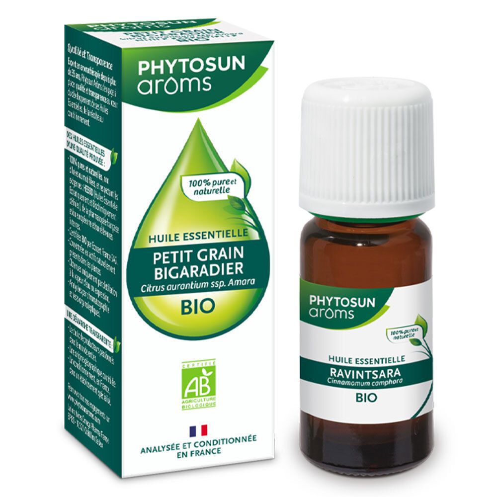 Phytosun Arôms Huile essentielle de petit grain bigaradier bio - 100% pure et naturelle - 10 ml