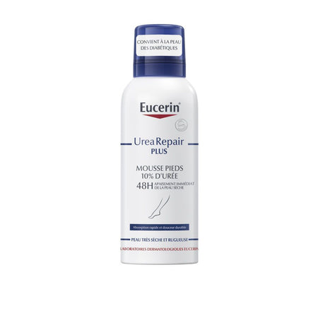 Eucerin UreaRepair PLUS Mousse Pieds 10% d'Urée Peau sèche (150 ml)