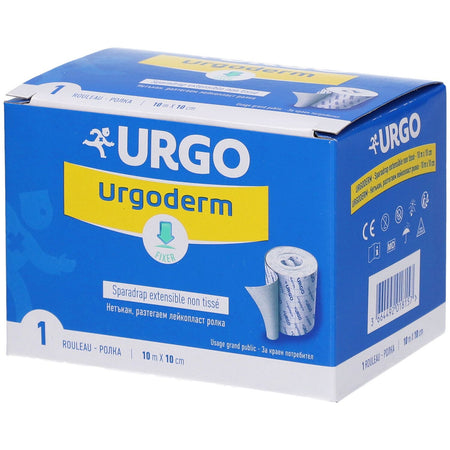 URGO Urgoderm Sparadrap non tissé extensible 10 m x 10 cm (1 pièce)