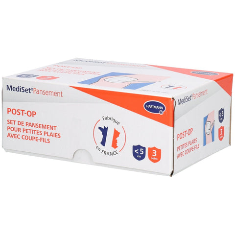 MEDISET WUNDVERBAND POST-OP FÜR KLEINE WUNDEN – Reinigungs- und Abdeckset (1 Stück)
