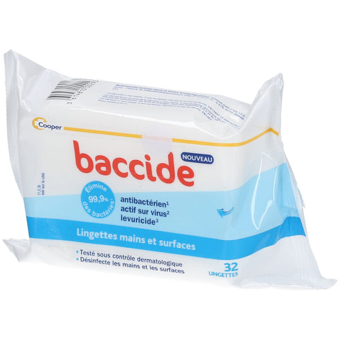 Baccide Hände- und Oberflächentücher 32 Tücher