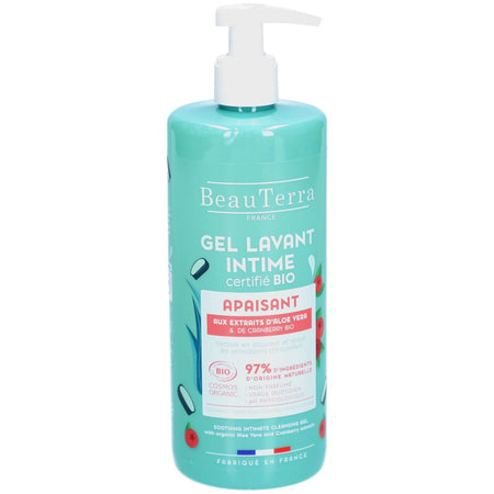 BeauTerra gel lavant intime bio apaisant (500 ml)