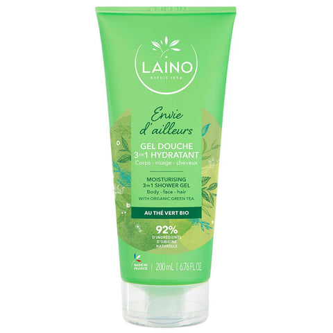 Laino Duschshampoo 3-in-1 Bio Grüner Tee (200 ml)