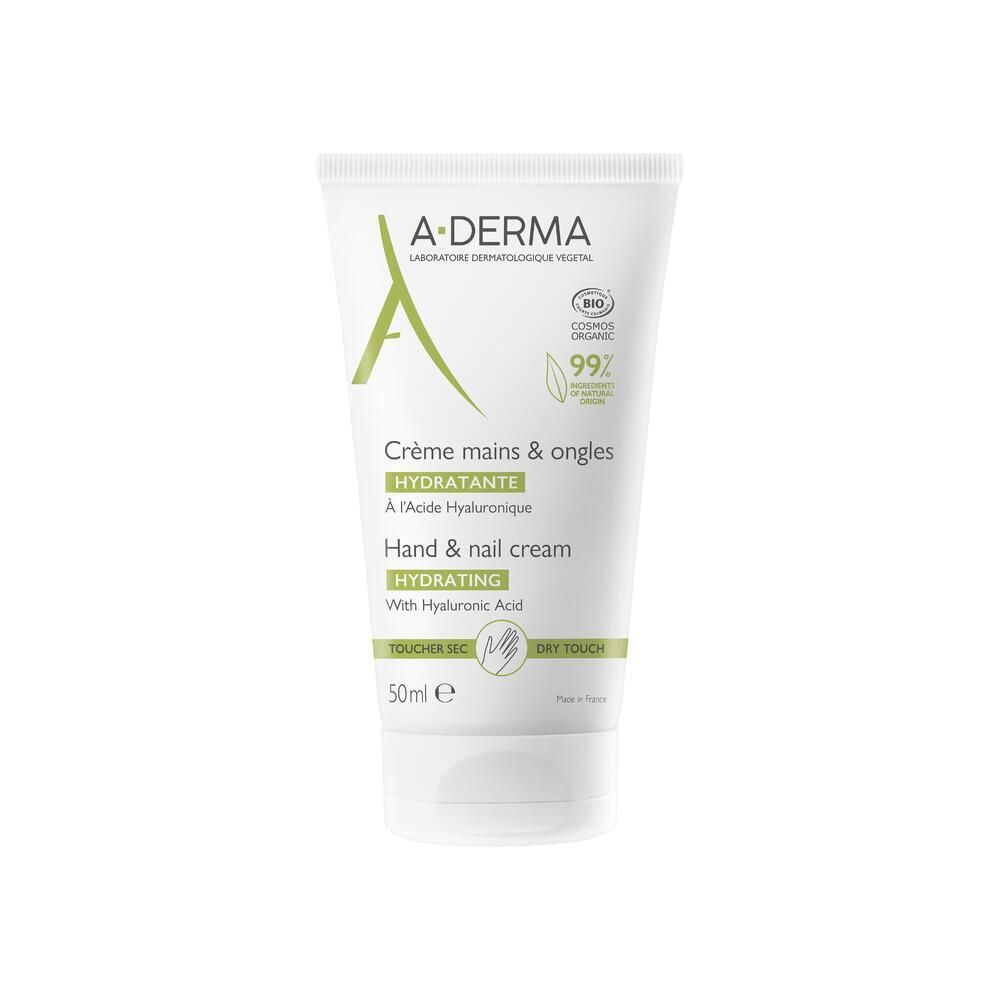 A-DERMA Crème mains et ongles hydratante (50 ml)