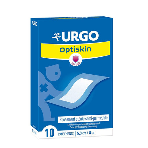 Urgo Optiskin 5,3cm x 8cm 10 Pflaster