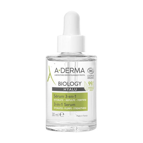 A-DERMA BIOLOGY HYALU Sérum 3 en 1 — 30 ml