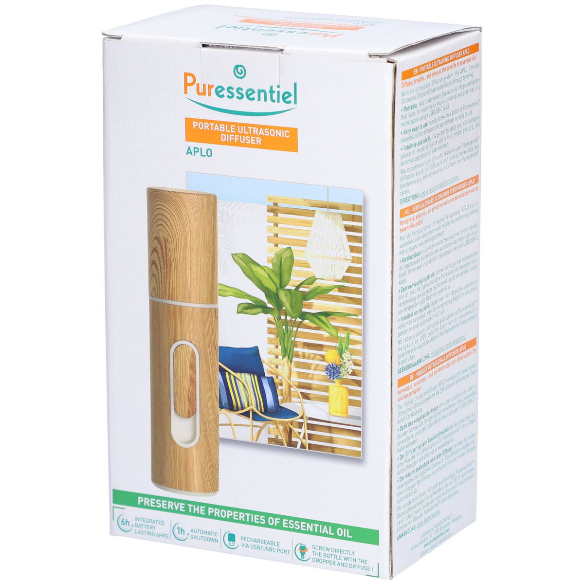 Puressentiel Diffuseur Ultrasonique nomade APLO (1 pièce)
