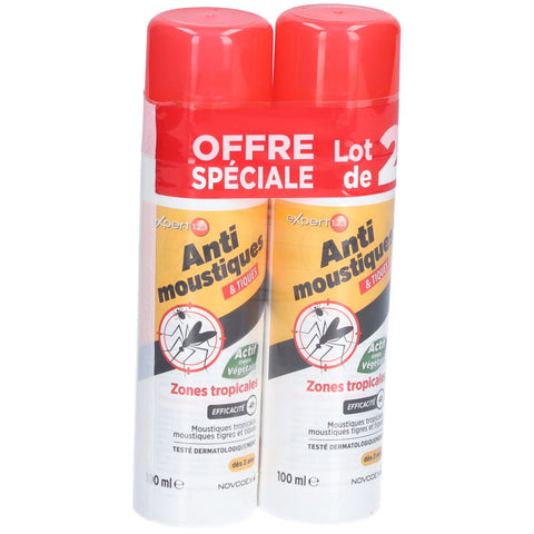 Novodex Spray Répulsif Anti-Moustiques et Tiques Zones Tropicales (200 ml)