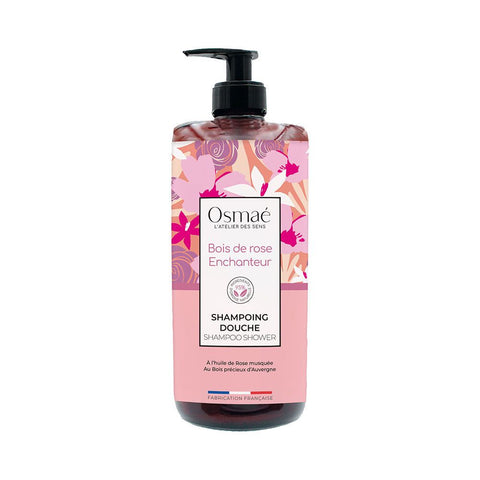 Osmaé Shampoing Douche Bois de Rose Enchanteur (1000 ml)