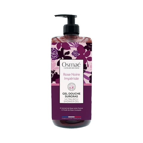Osmaé Überfettendes Duschgel Rose Noire Impériale mit Hagebutte (1000 ml)