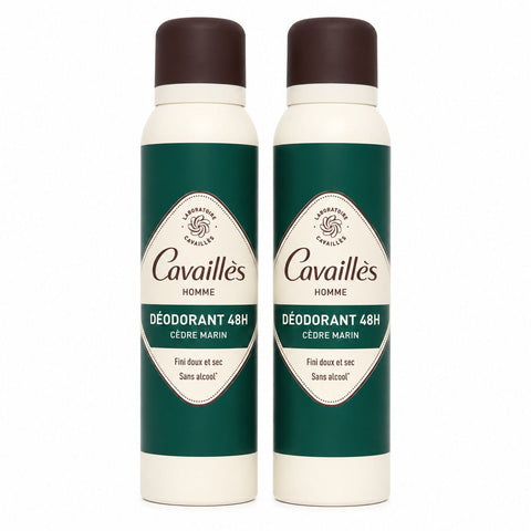 Rogé Cavaillès Anti-transpirant Homme contrôle 48h Spray (Lot de 2 — 300 ml)