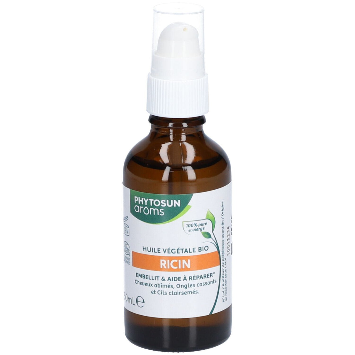 PHYTOSUN aroms Huile végétale RICIN BIO (50 ml)