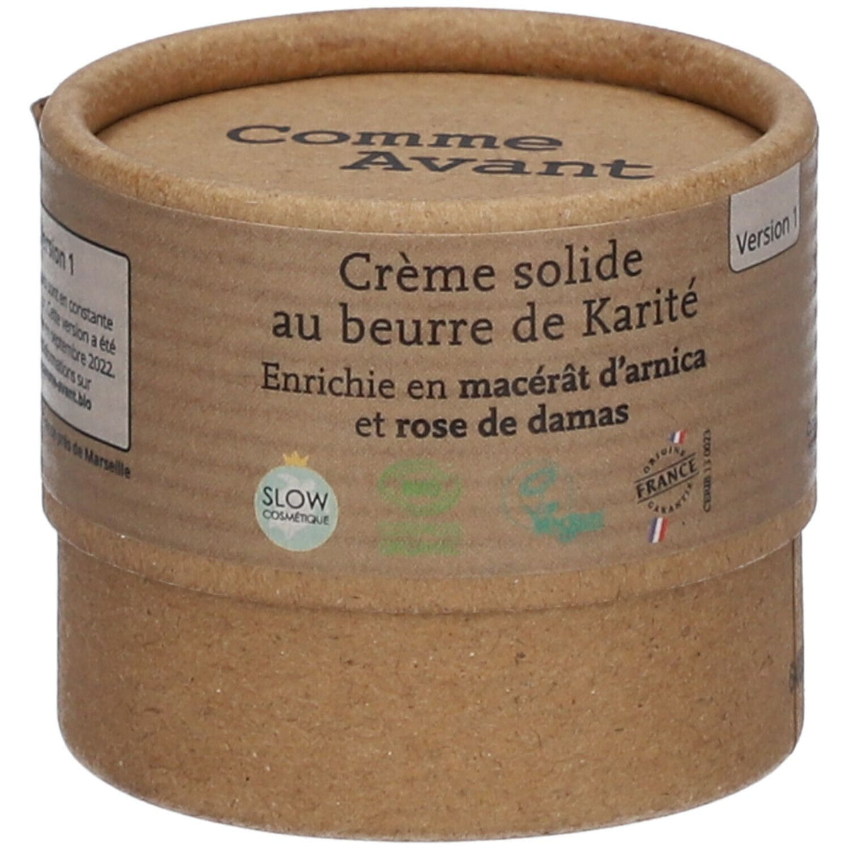 Comme Avant Crème solide enrichie au macérat d'arnica & poudre de rose — 50 g