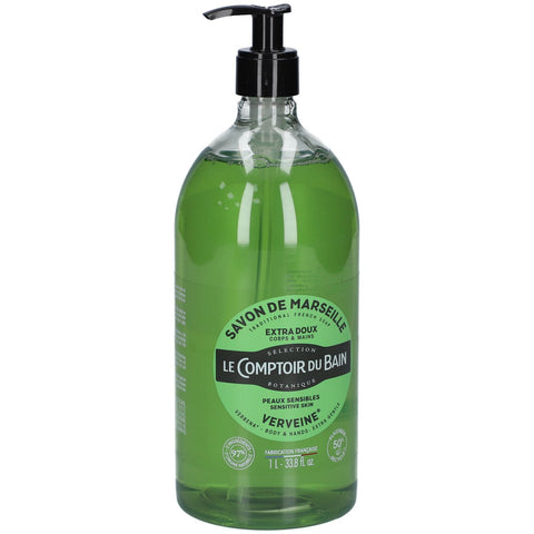Le Comptoir du Bain Marseille Soap Verbena Extra Gentle 1L