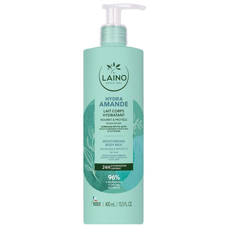 Laino Lait corps hydratant Amande douce (400 ml)