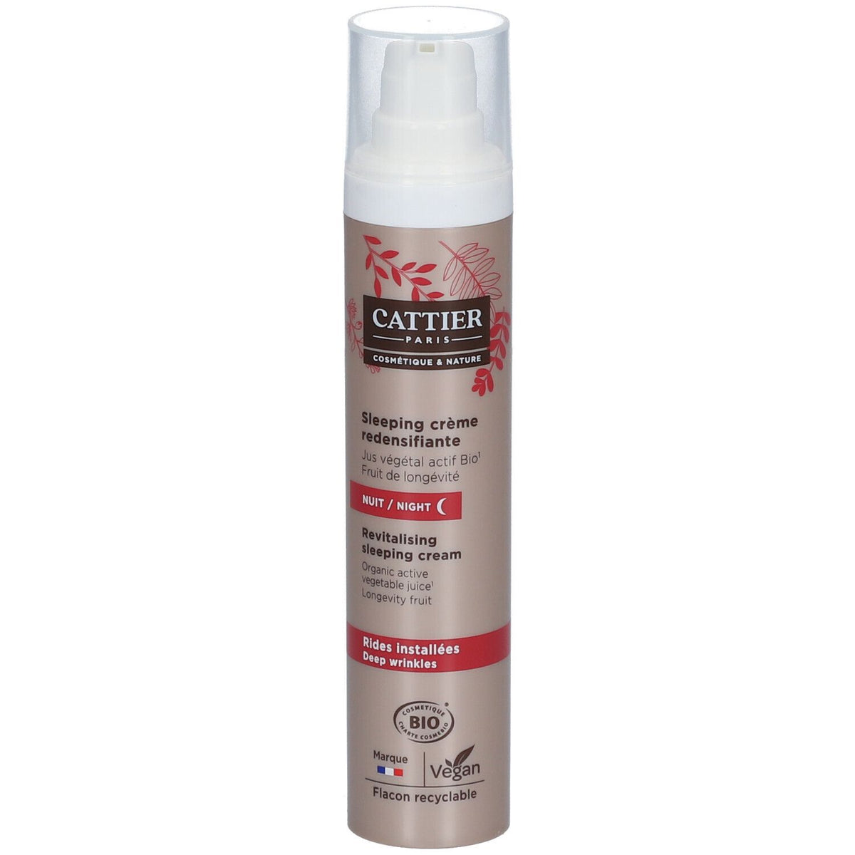 CATTIER Sleeping crème redensifiante - parenthèse bucolique (50 ml)