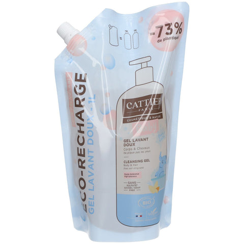 Cattier Baby Gentle Cleansing Gel Organic Refill 1L