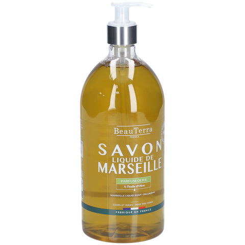 BeauTerra Flüssige Marseiller Seife – Olivenöl (1000 ml)