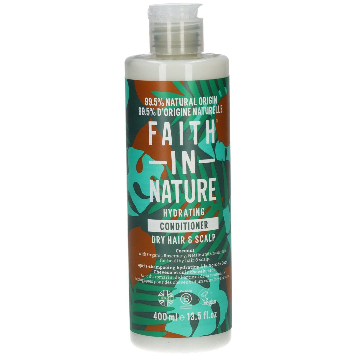 FAITH IN NATURE Après-shampoing Coco (400 ml)