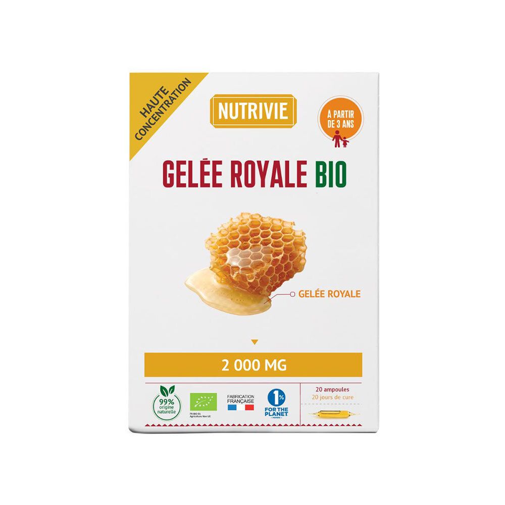 Nutrivie Gelée Royale Bio (20x10 ml)