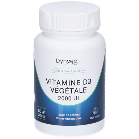 DYNVEO Vitamine D3 Végétale 2000 UI (60 gélules)