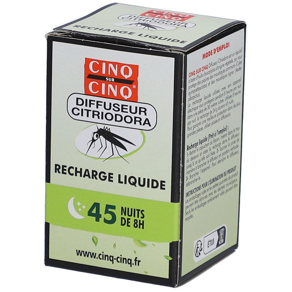 Cinq sur Cinq Recharge Diffuseur Citriodora (1 pièce)