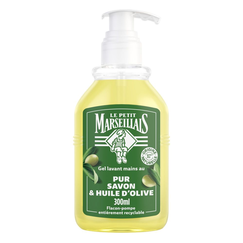 Le Petit Marseillais Gel Lavant mains au Pur Savon & Huile d’Olive — 300 ml