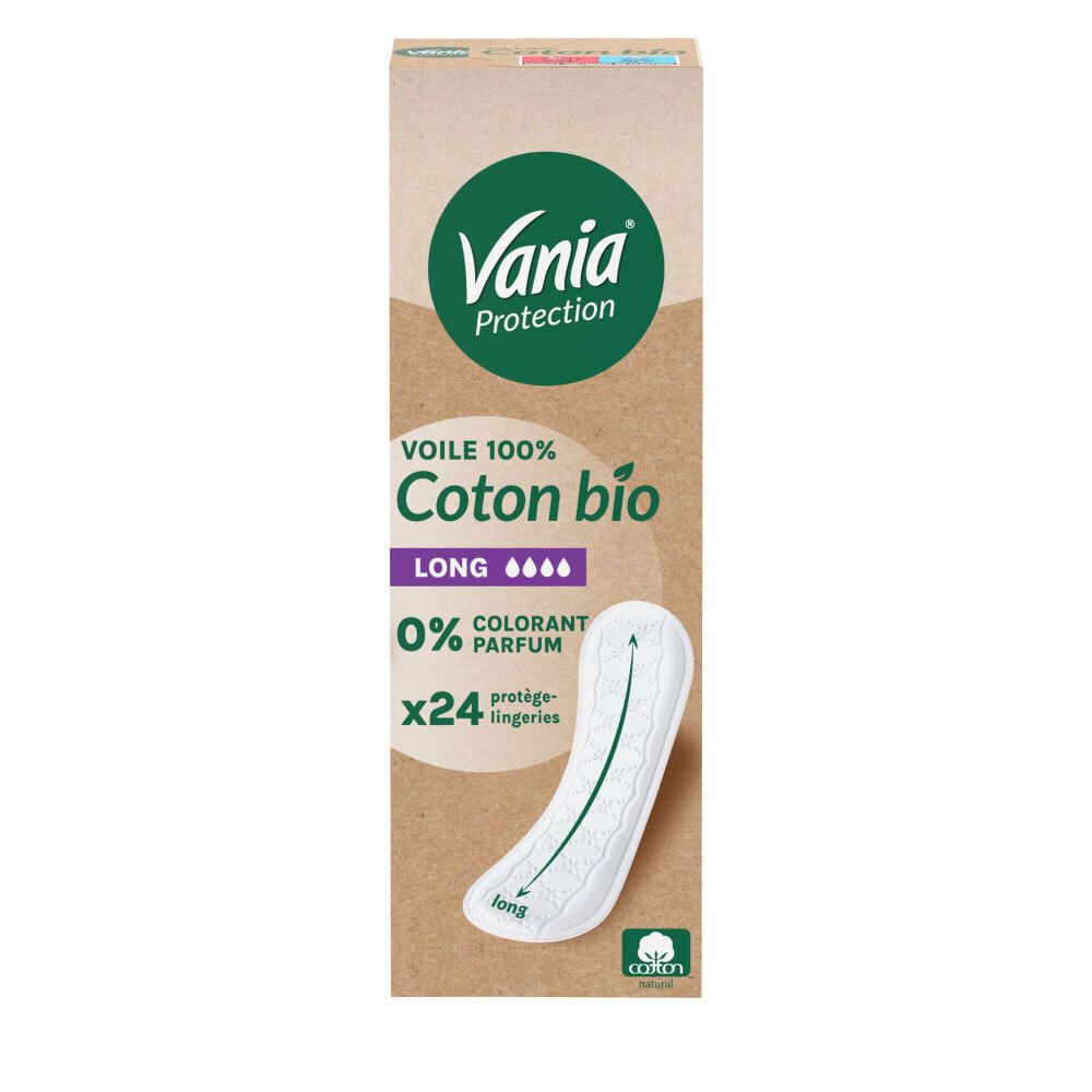 VANIA® Voile 100% Coton bio Long (24 pièces)
