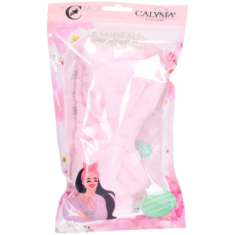 Calysia Kosmetik-Stirnband Pink – 1 Stück