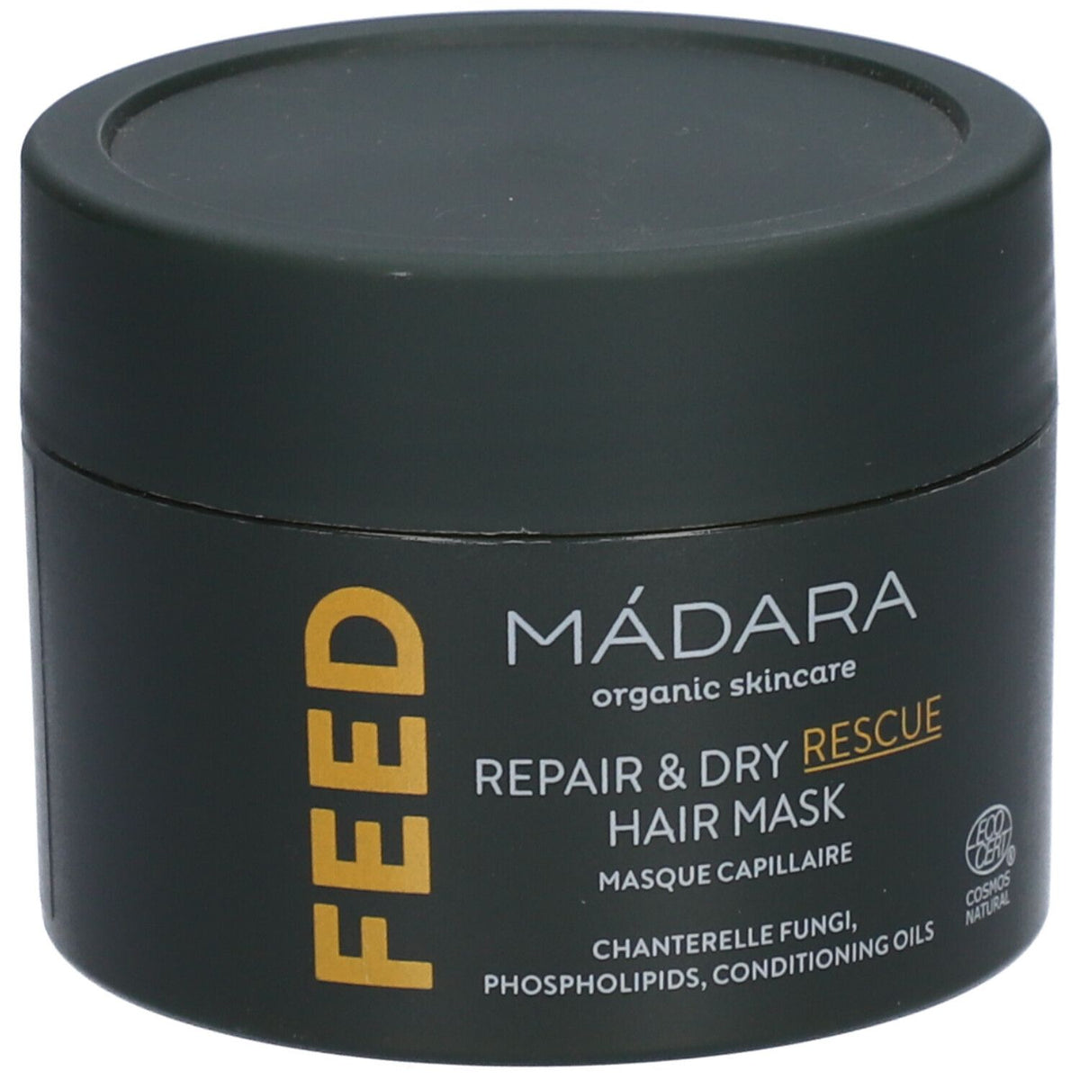 Mádara Feed Repair & Dry Rescue masque capillaire (180 ml)