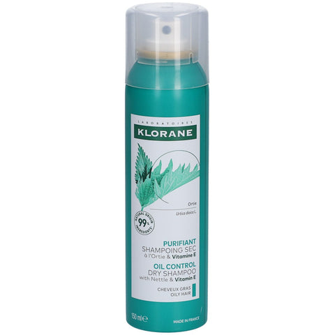 Klorane Shampooing Sec Ortie + Vitamine E — 150 ml