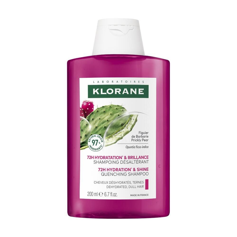 Klorane Figue de Barbarie 72H Hydratation & Brillance Shampooing Désaltérant — 200 ml