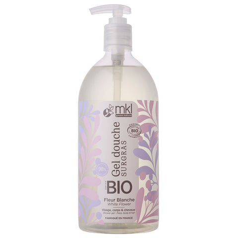 MKL Green Nature Duschgel Überfettet Weiße Blume Bio 1L