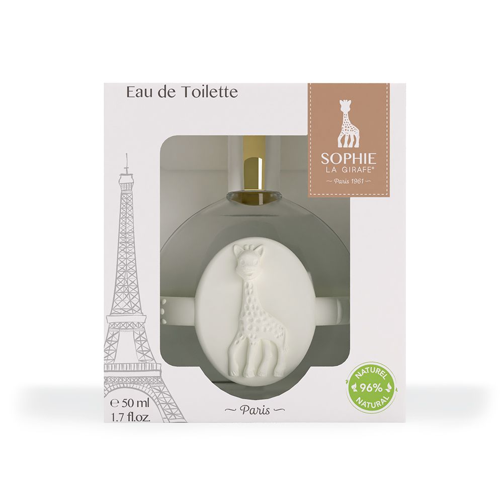 Sophie la Girafe Eau de Toilette Naturelle 96% pour Enfants (50 ml)