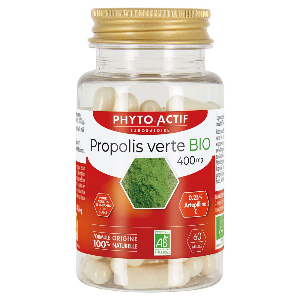 Phyto-Actif Propolis Verte Bio (60 gélules)