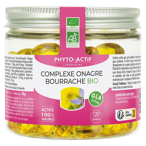 Phyto-Actif Nachtkerze-Borretsch-Komplex 120 Kapseln
