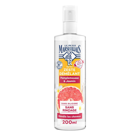 Le Petit Marseillais Zeste démêlant aux extraits de pamplemousse et de jasmin (200 ml)