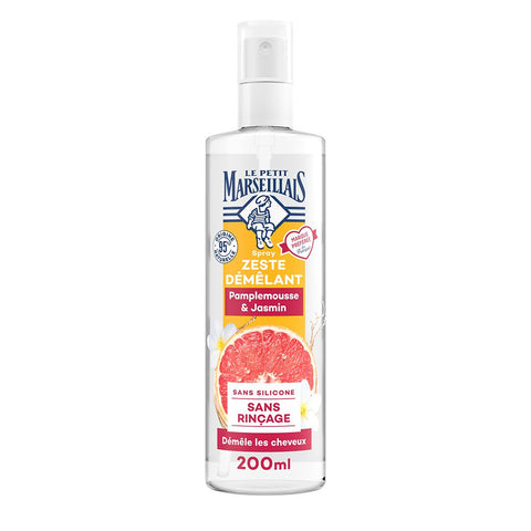 Le Petit Marseillais Zeste démêlant aux extraits de pamplemousse et de jasmin (200 ml)