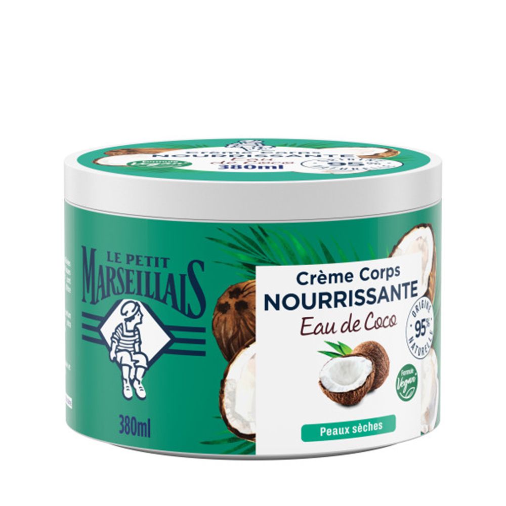Le Petit Marseillais Crème Corps Nourrissante – Eau de Coco — 380 ml