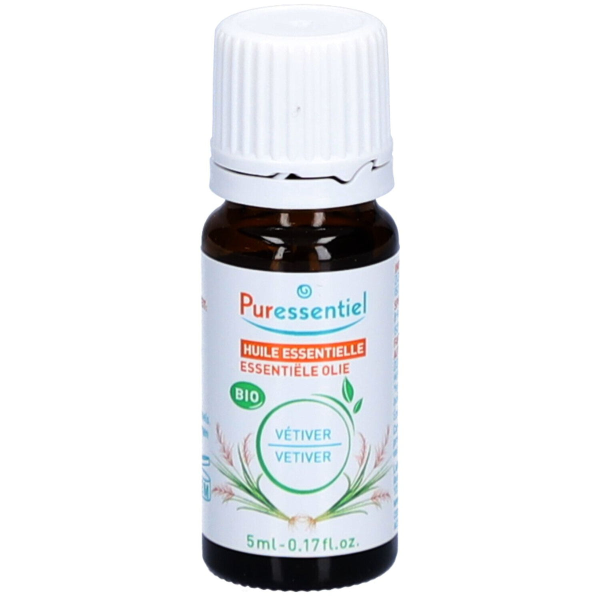 Puressentiel® Huile essentielle de vétiver bio (5 ml)