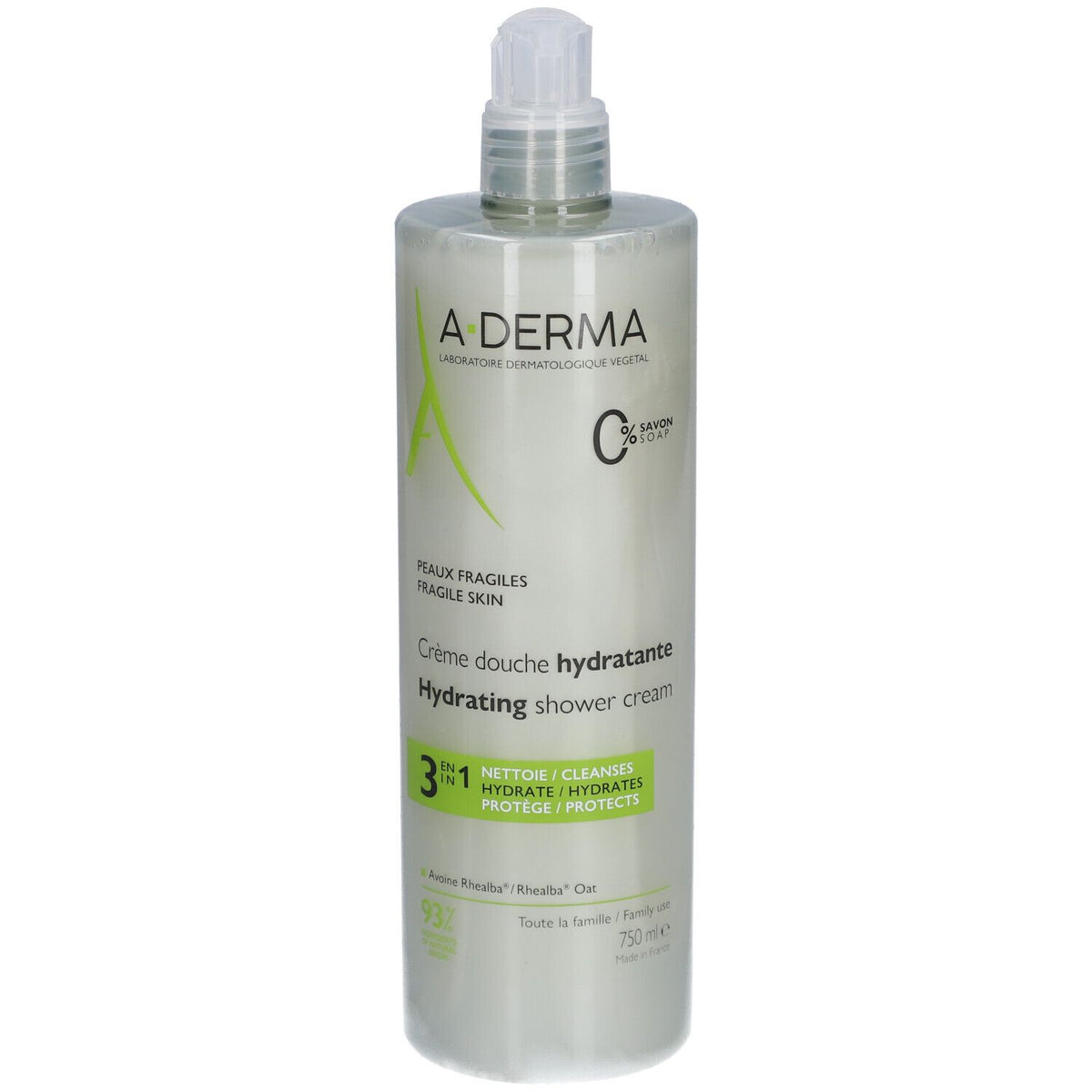 A-Derma Crème De Douche Hydratante — 750 ml