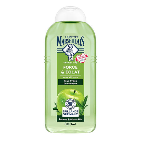 Le Petit Marseillais Shampooing Force & Éclat Pomme & Olivier 300 ml