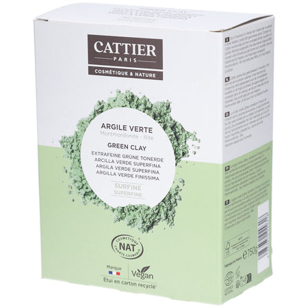 CATTIER Argile verte surfine vrac (750 g)