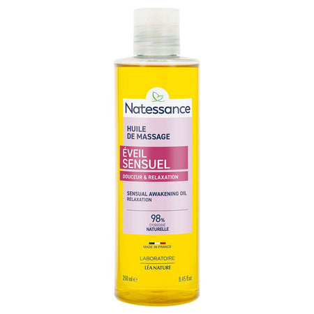 NATESSANCE Huile de massage éveil sensuel (250 ml)