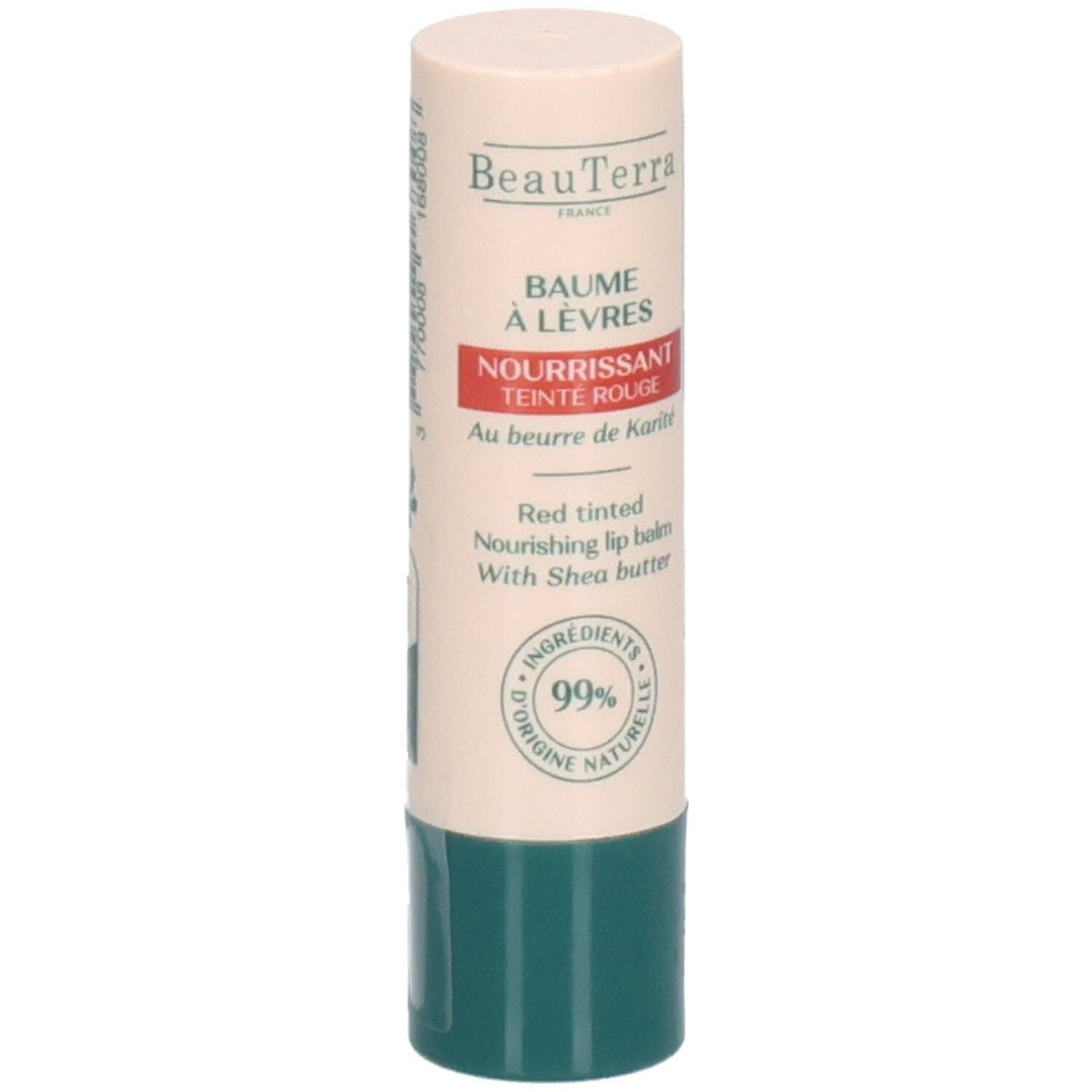 Beauterra Baume à Lèvres Teinté Rouge — 4 ml