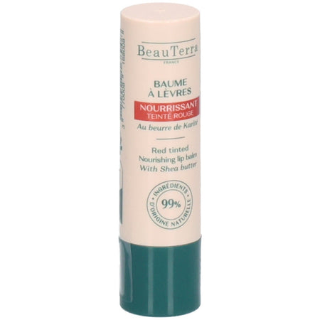 Beauterra Baume à Lèvres Teinté Rouge — 4 ml