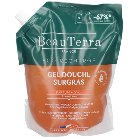 Beauterra Gel douche surgras Monoï (1000 ml)